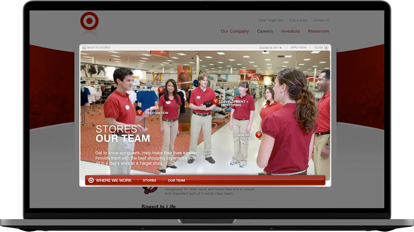 Target Timeline Interface