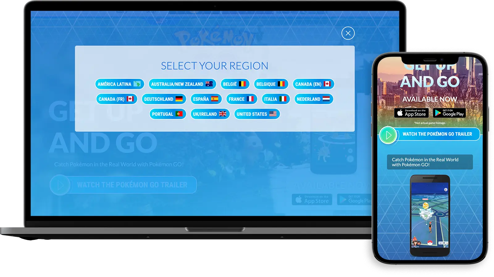 Pokémon Go Website